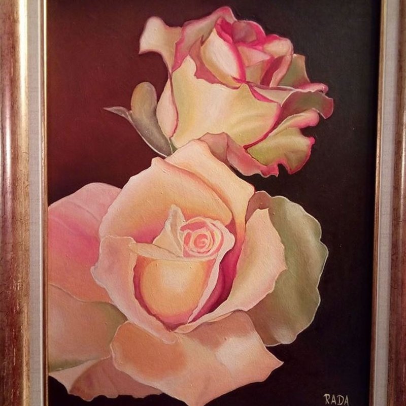 Yellow rose, Handicraft Stevanović Rada
