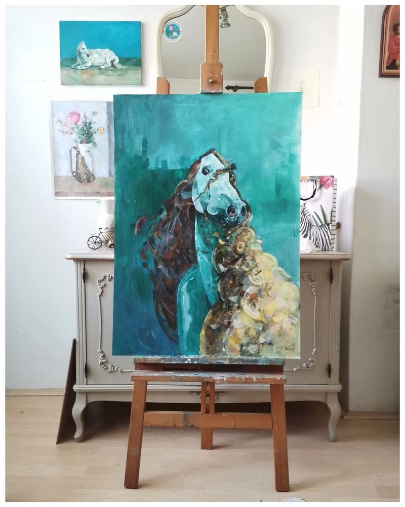 Saška, Painting Đuričić Miloš