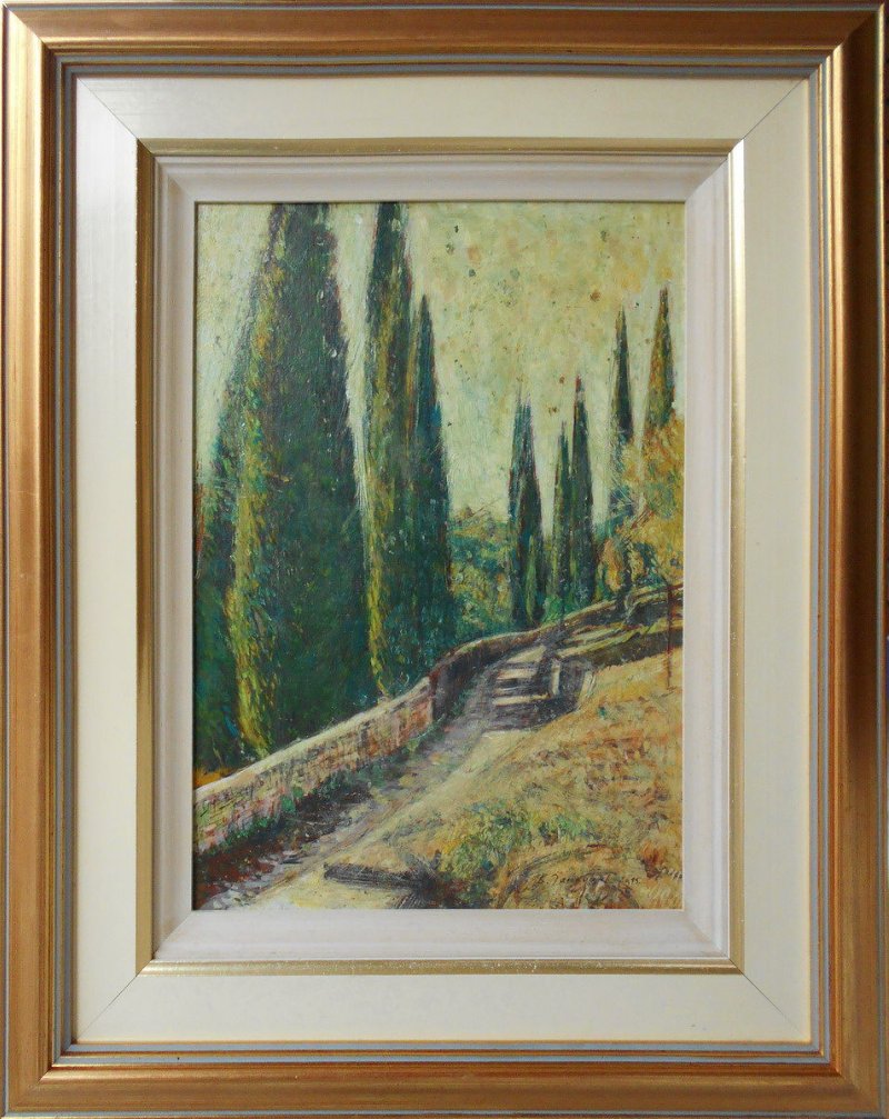 THE ROAD TO HILANDAR, Painting Janković Vladimir