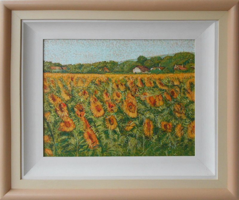Sunflower Field, Painting Janković Vladimir