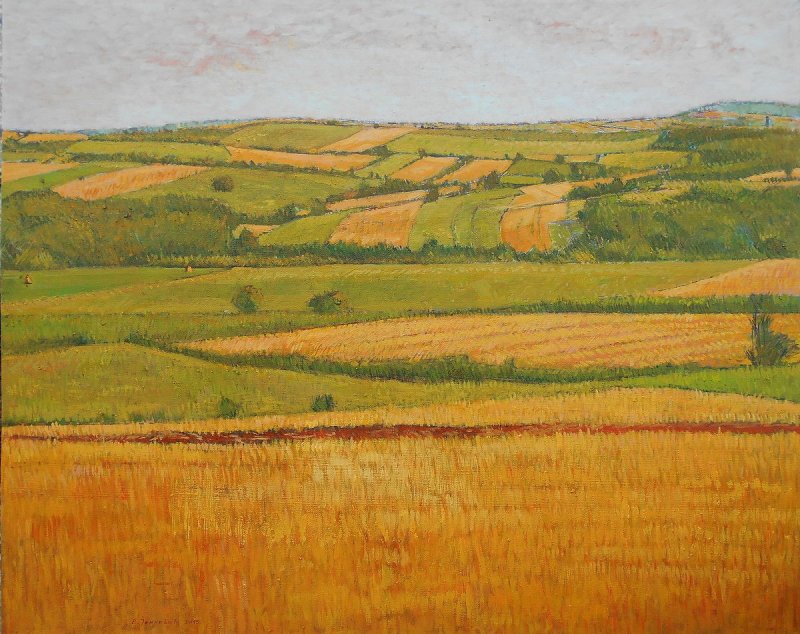 FIELDS NEAR RACHA, Painting Janković Vladimir