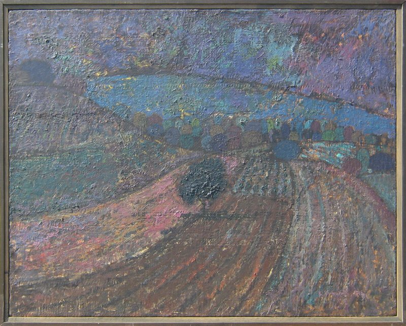 LANDSCAPE NEAR ALEKSINAC, Painting Janković Vladimir