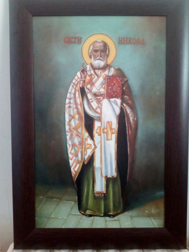 The St. Nicholas, Painting Savić Svetlana