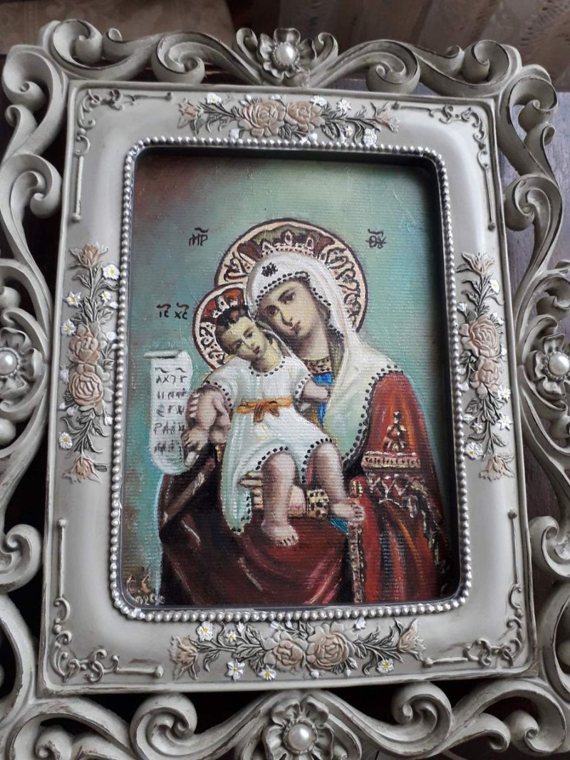 ikona Presvete Bogorodice, Slika Savić Svetlana