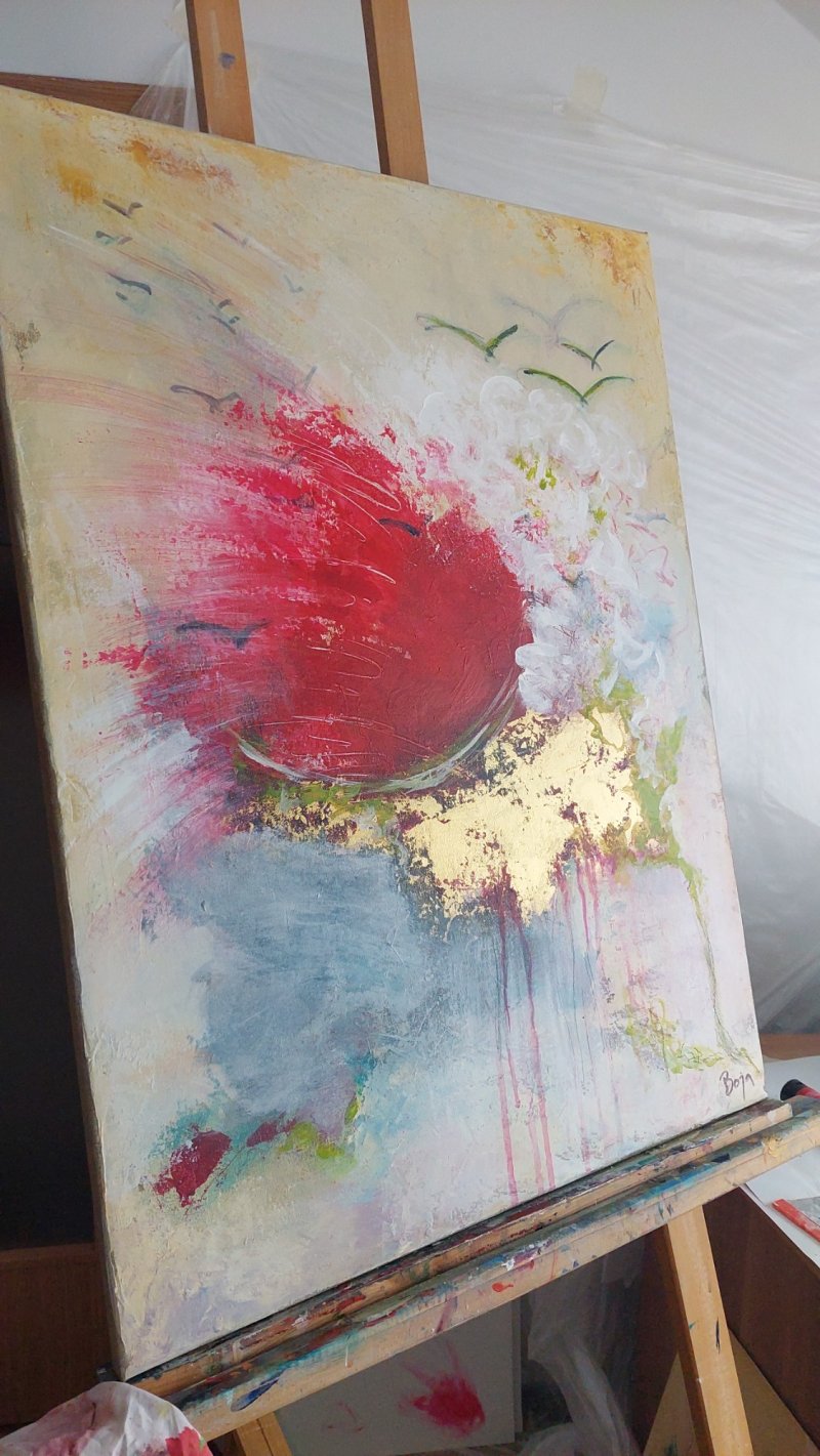 While I breathe, I hope, Painting Bojana Milisavljević Bogić
