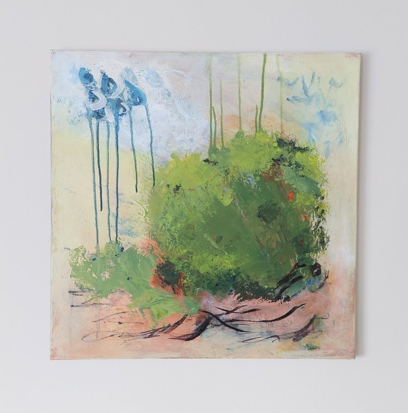 Wonderland - green, Painting Bojana Milisavljević Bogić