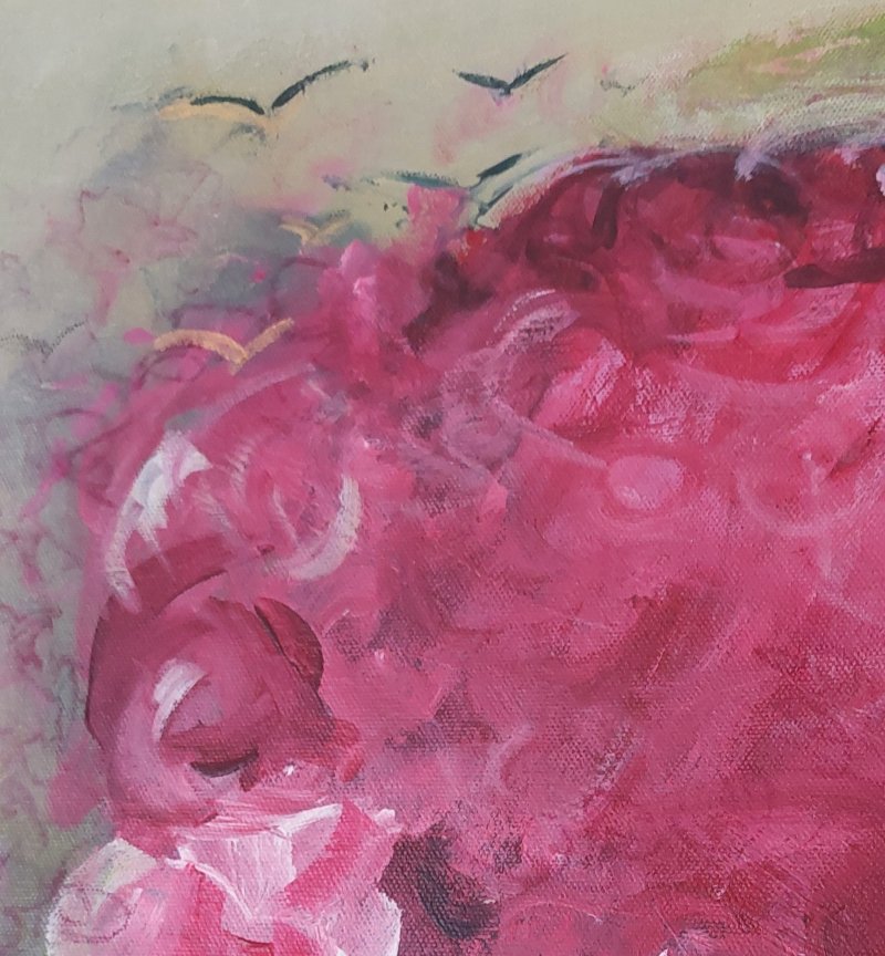 While I live, breathe and hope, Painting Bojana Milisavljević Bogić