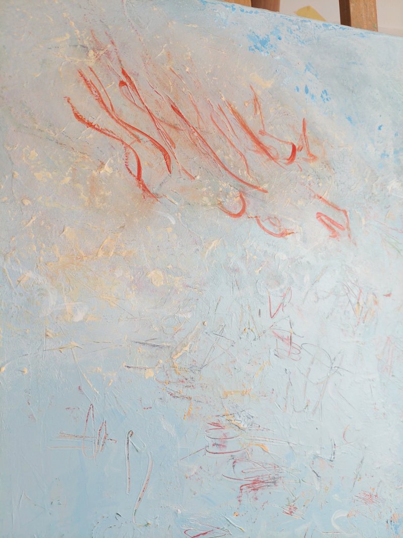 The sky above us, Painting Bojana Milisavljević Bogić