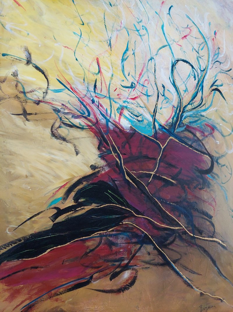 Roots and wings, Painting Bojana Milisavljević Bogić