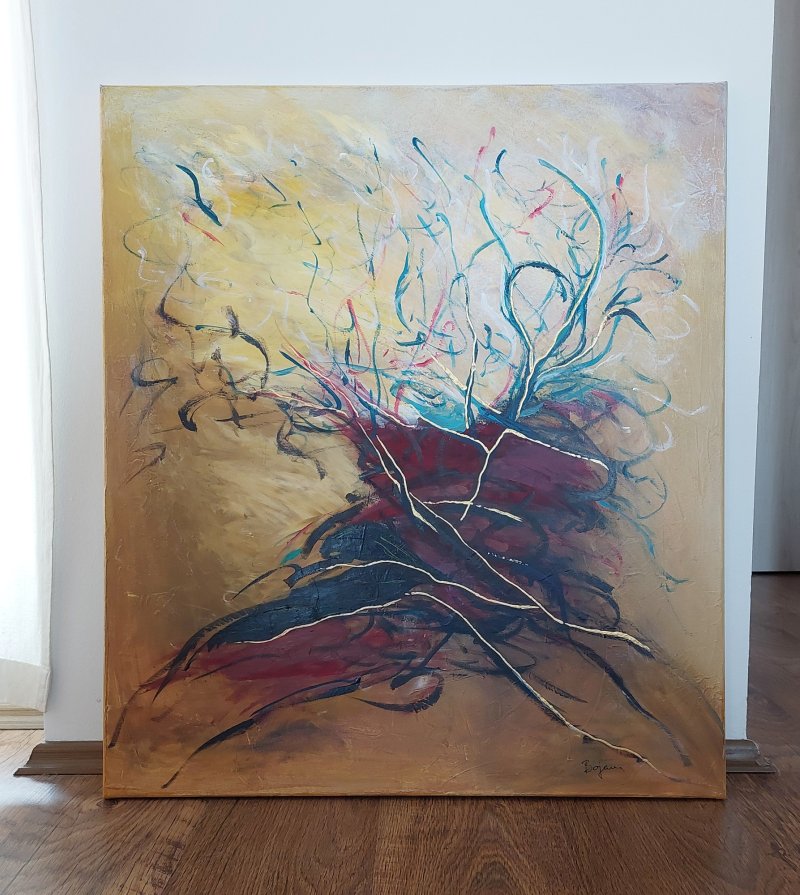 Roots and wings, Painting Bojana Milisavljević Bogić