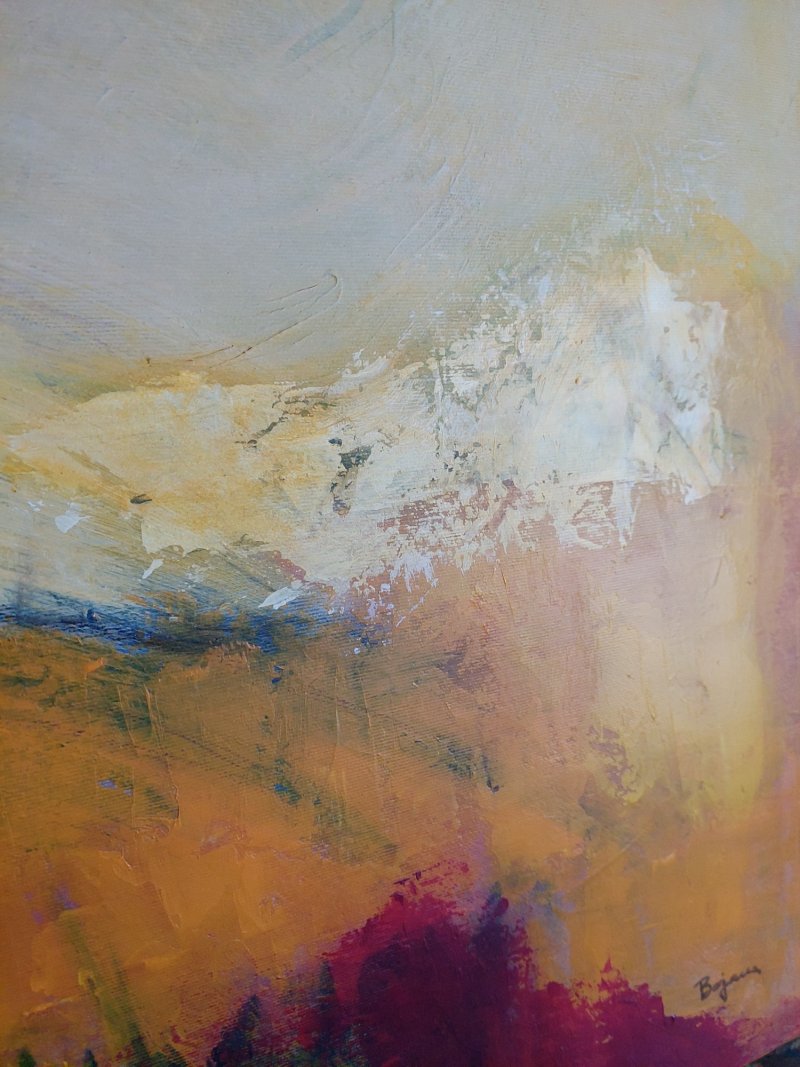 On the sunny side, Painting Bojana Milisavljević Bogić