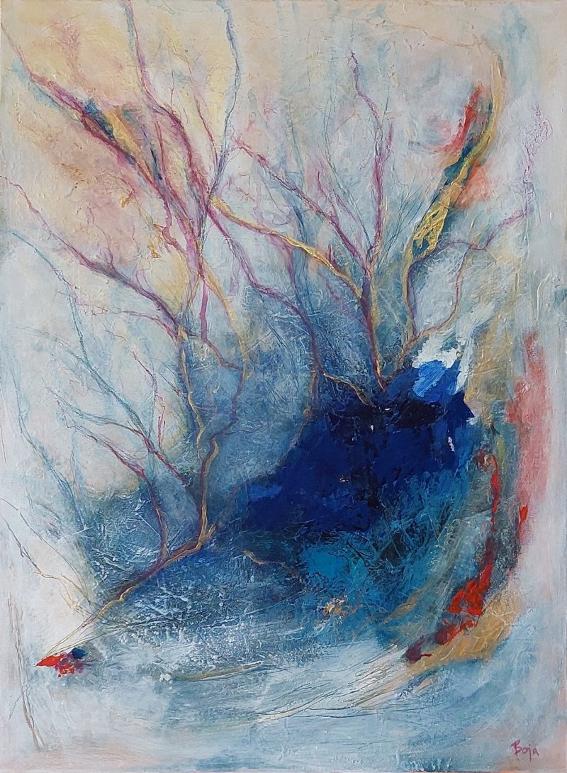 All rivers flow, Painting Bojana Milisavljević Bogić