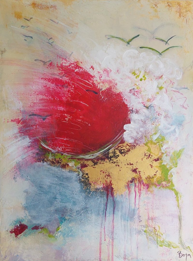 While I breathe, I hope, Painting Bojana Milisavljević Bogić