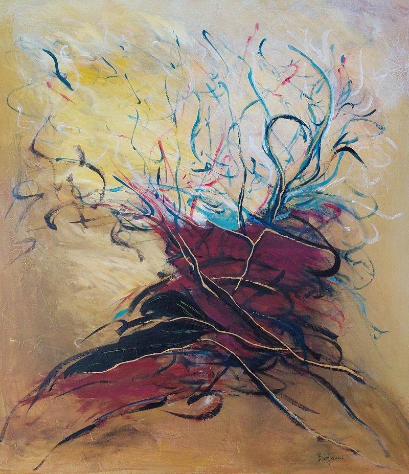Roots and wings, Painting Bojana Milisavljević Bogić