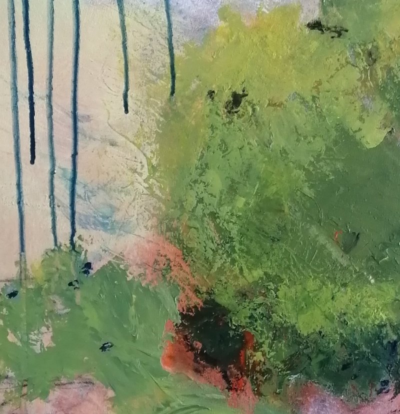 Wonderland - green, Painting Bojana Milisavljević Bogić