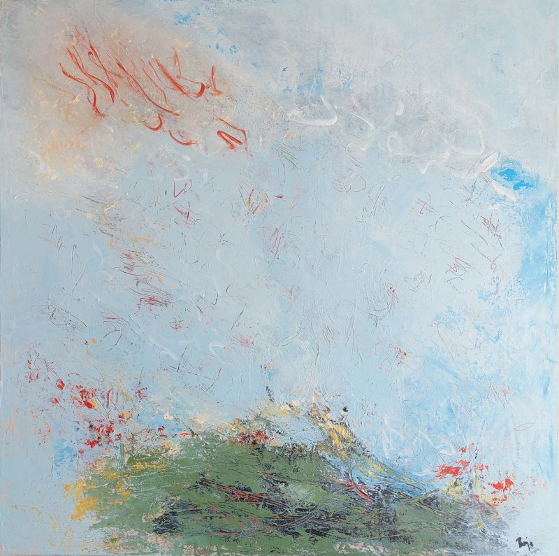 The sky above us, Painting Bojana Milisavljević Bogić