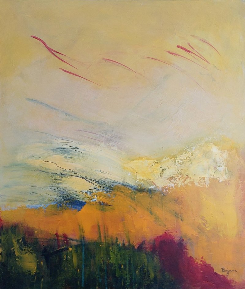 On the sunny side, Painting Bojana Milisavljević Bogić
