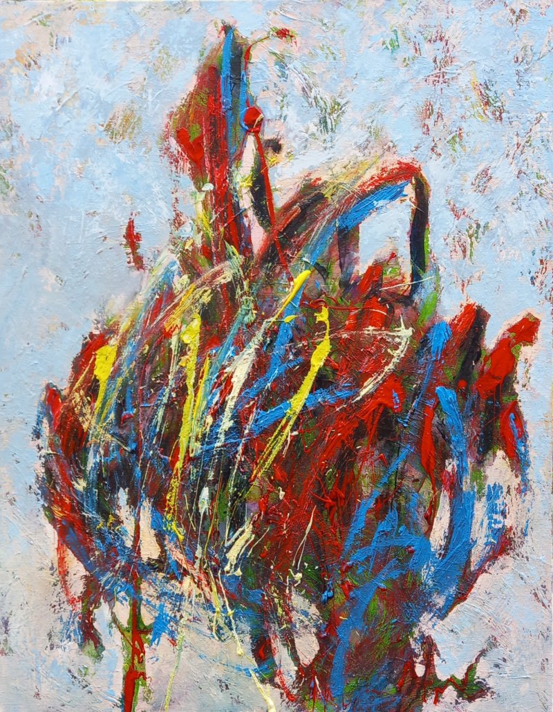 Light from darkness, Painting Radivojevic Aleksandar
