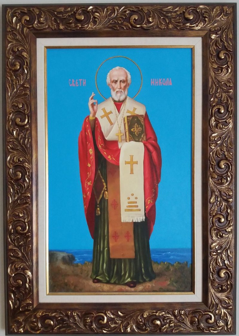 Saint Nicholas, Painting Radivojevic Aleksandar