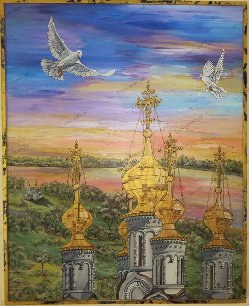 Golden domes of Russia