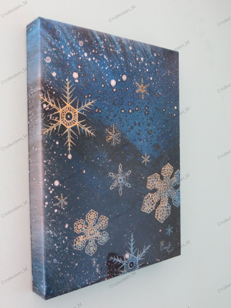 Winter, Painting Stojkovic Brylina Marija