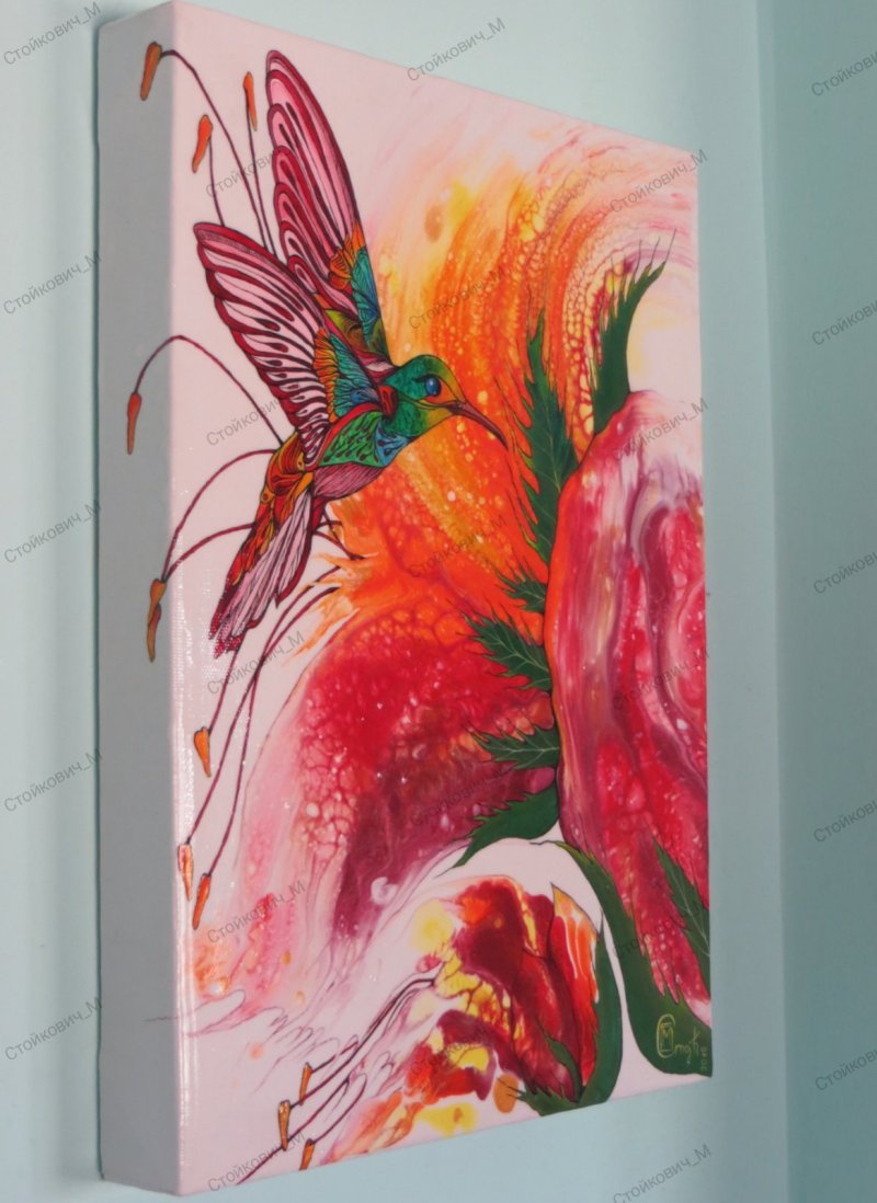 Colibri 1, Painting Stojkovic Brylina Marija