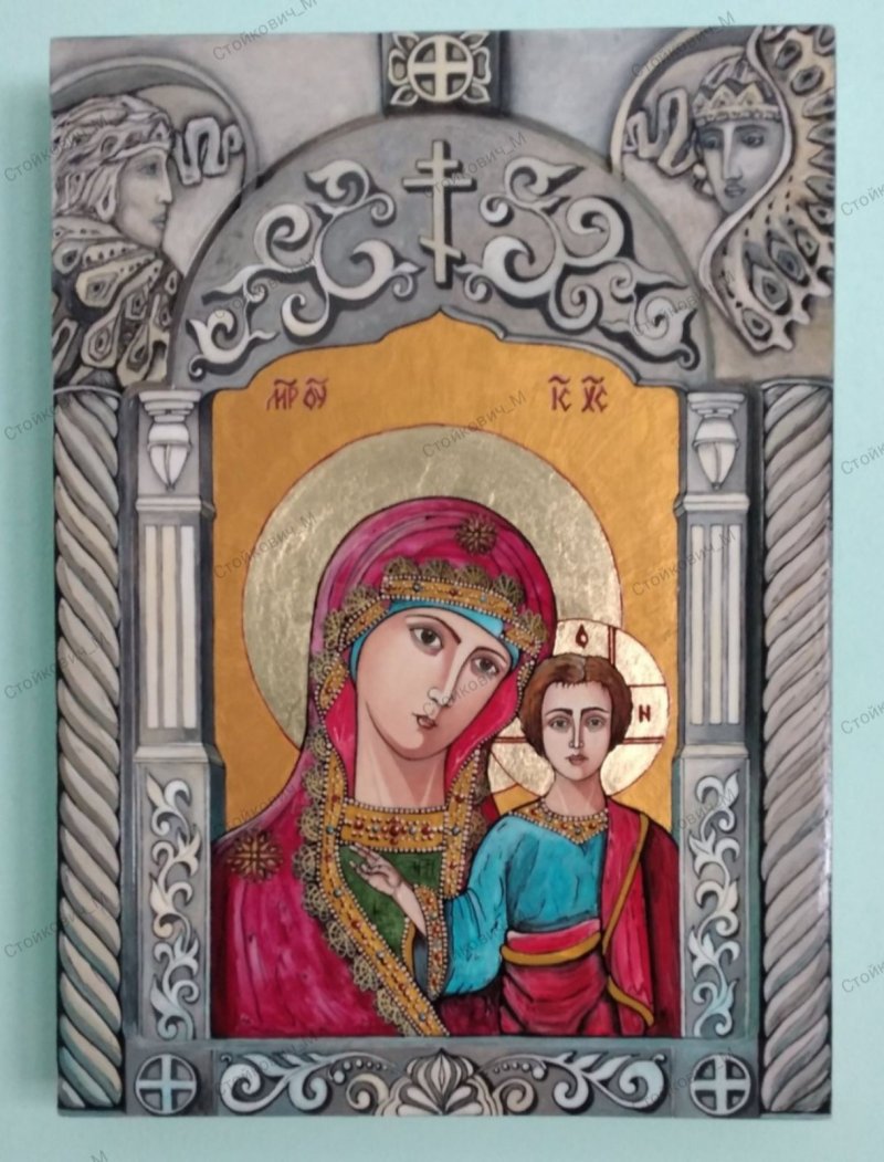 Our Lady of Kazan, Painting Stojkovic Brylina Marija