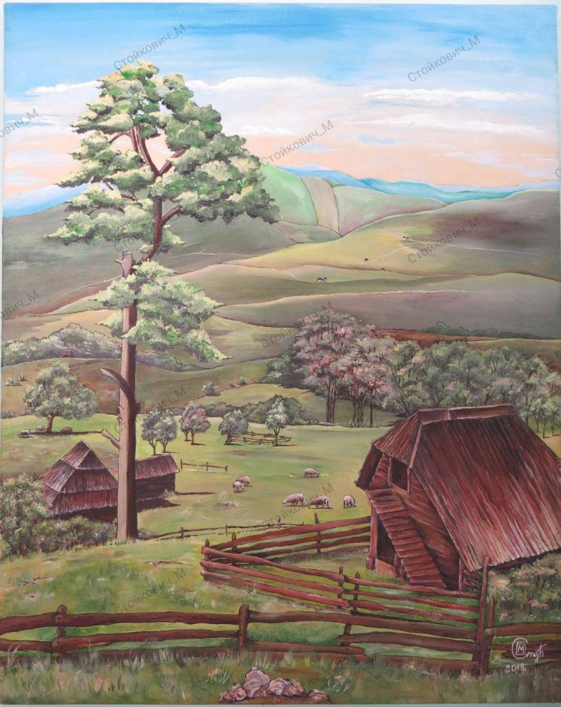 Srbija. Sarplanina, Slika Stojkovic Brylina Marija