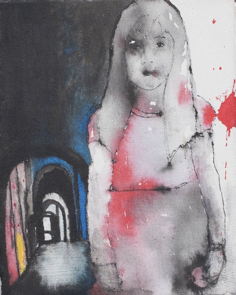 Tunnel, Painting Basara Vučurović Nikolina