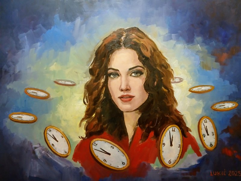 Time, Painting Lukic Miroslav
