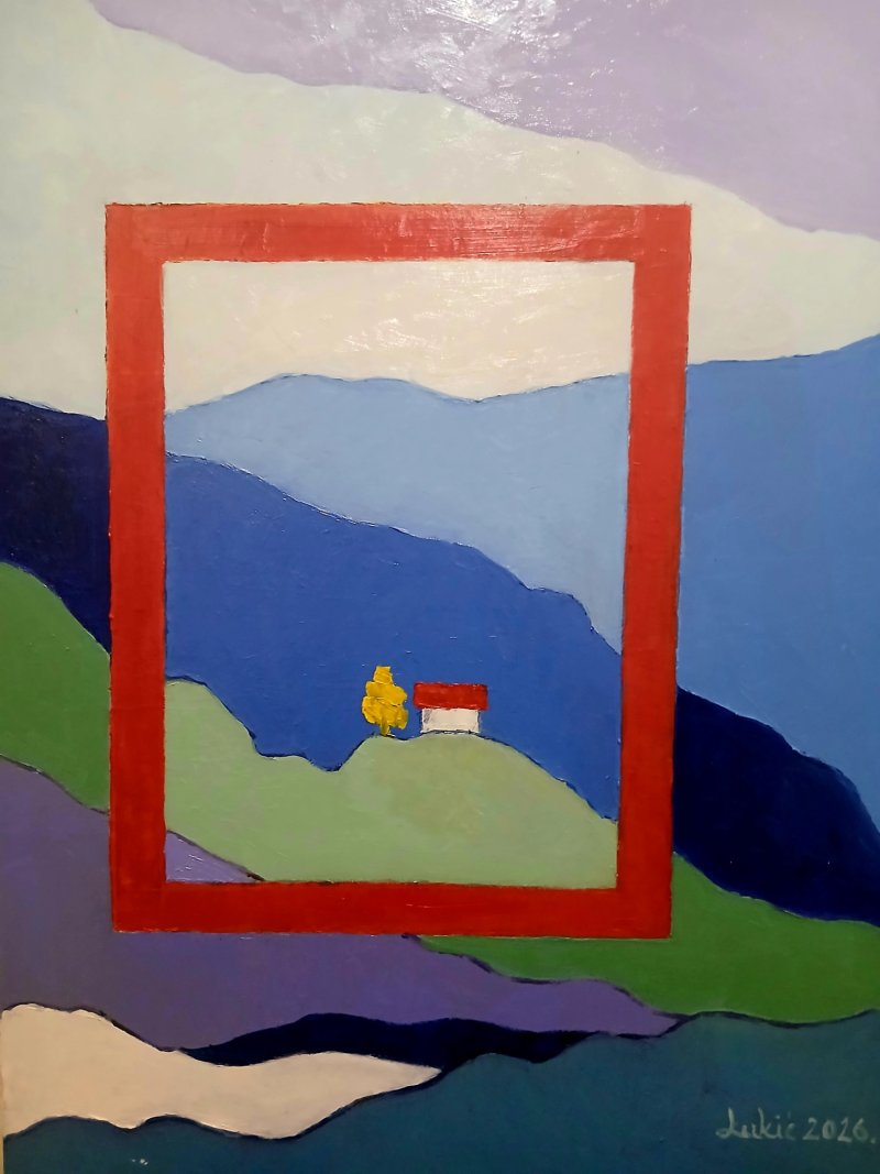 abstraction 3, Painting Lukic Miroslav