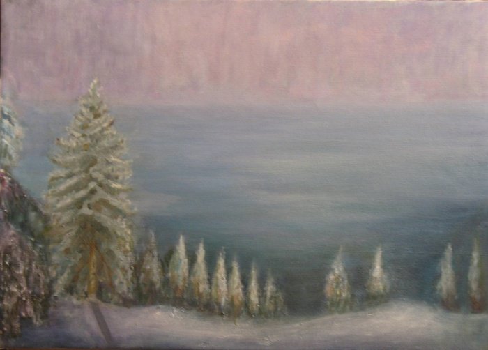 Pogled  sa vrha, Painting Ivetic Gordana
