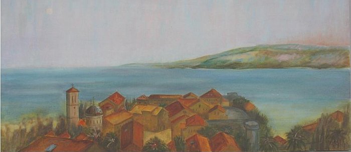 Sumrak u Herceg Novom, Painting Ivetic Gordana