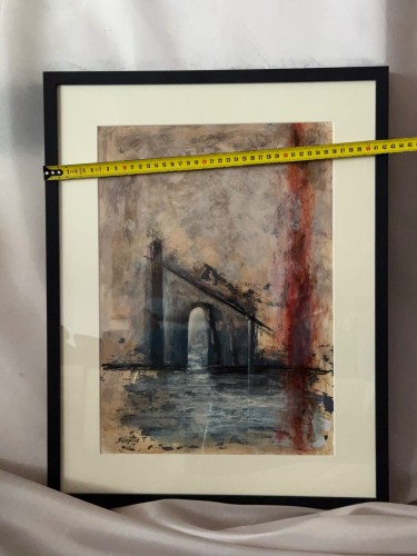 Stone traces II, Painting Tijana Stojičić Tikka
