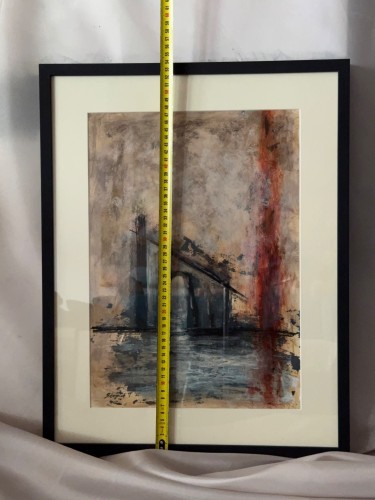 Stone traces II, Painting Tijana Stojičić Tikka