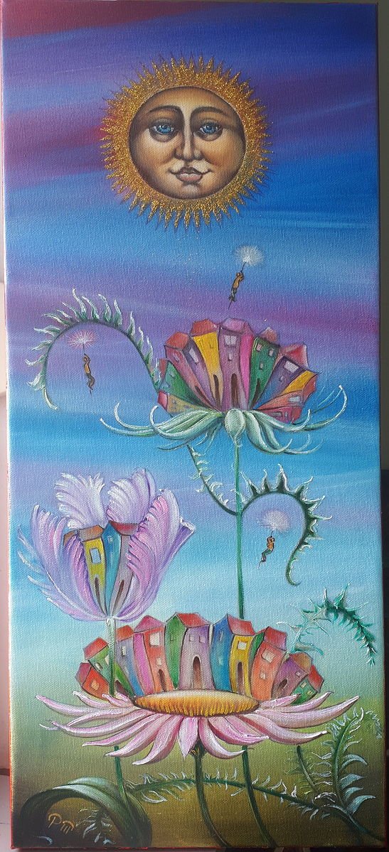 Dandelion, Painting Tomic Radomir