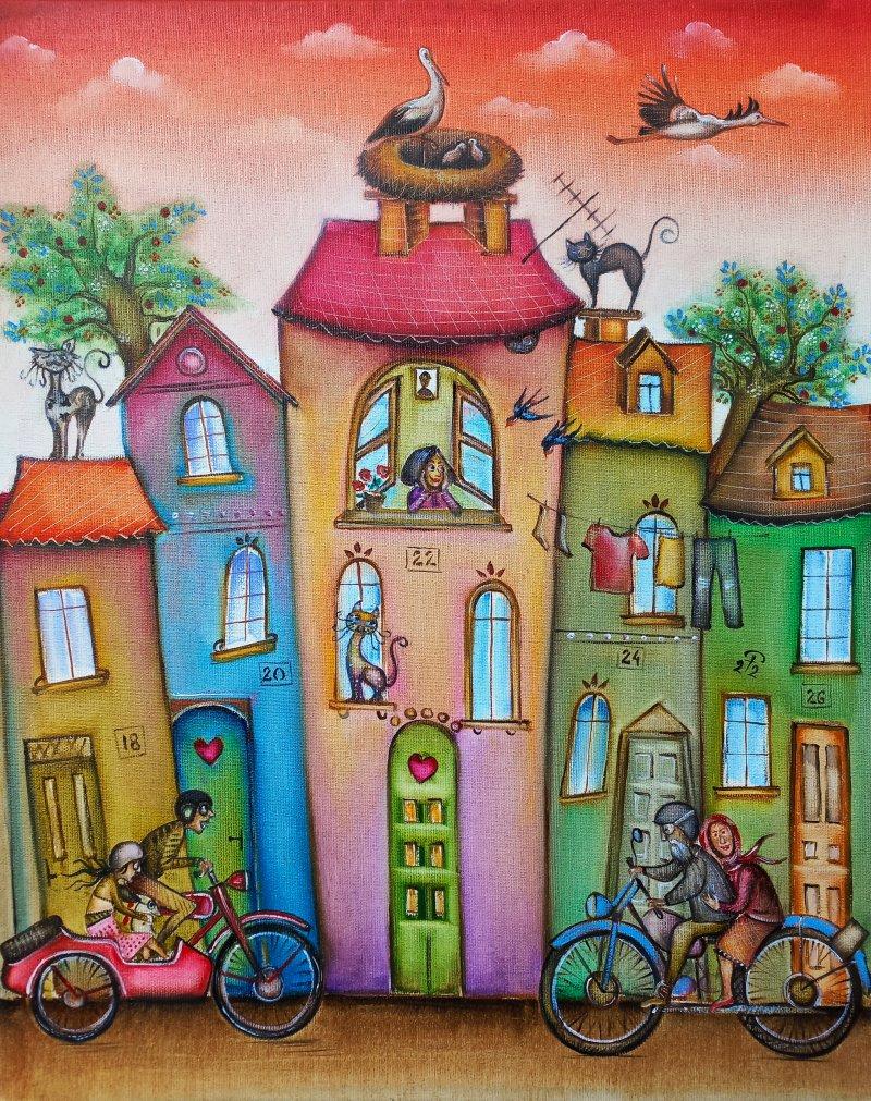 Wind in the hair, Painting Tomic Radomir