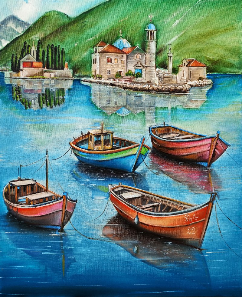 Gospa od skrpjela, Painting Tomic Radomir
