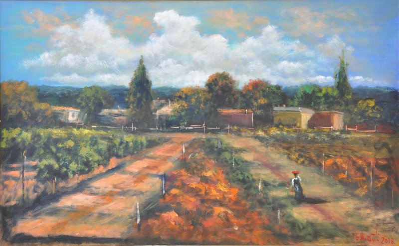 Roads, Painting Antić Bojan