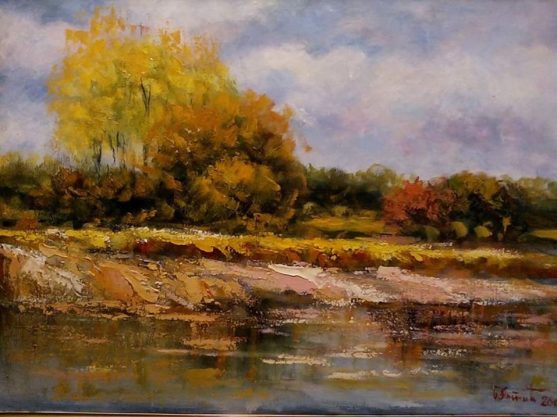 landscape 3, Painting Antić Bojan