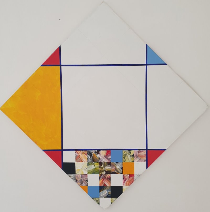 Three red ones, Painting Marić Marjan