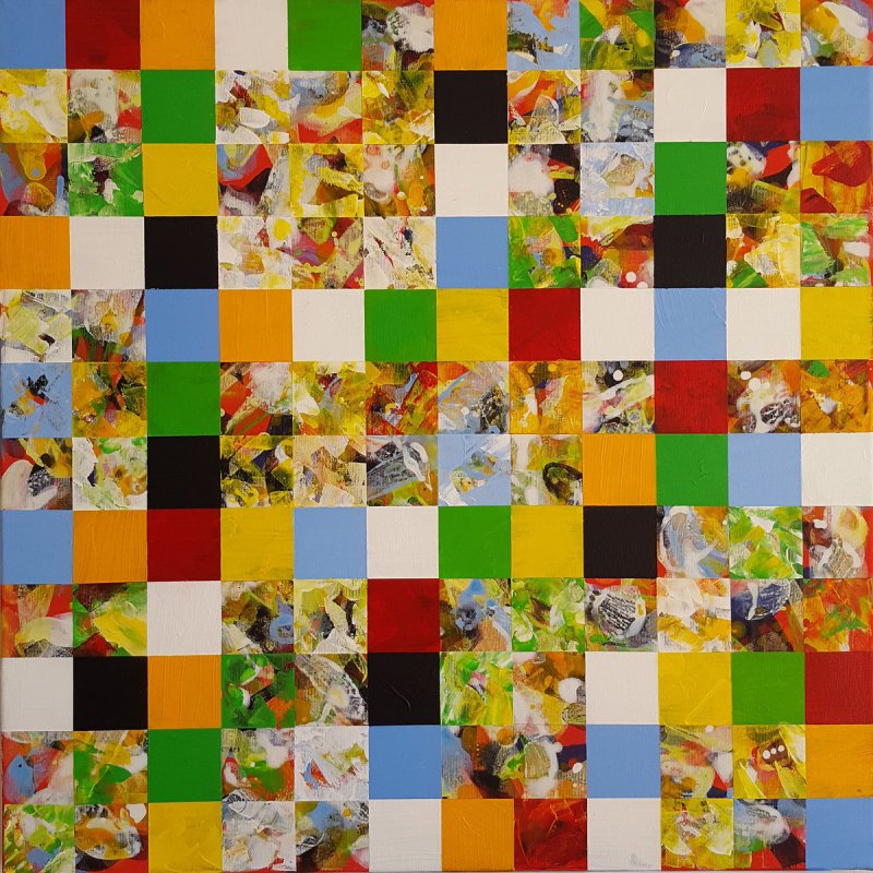Sunny clock, Painting Marić Marjan