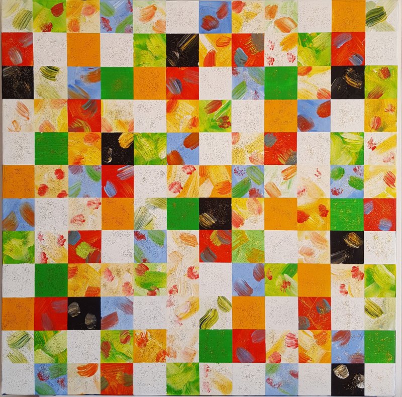 Apricots in the sun, Painting Marić Marjan