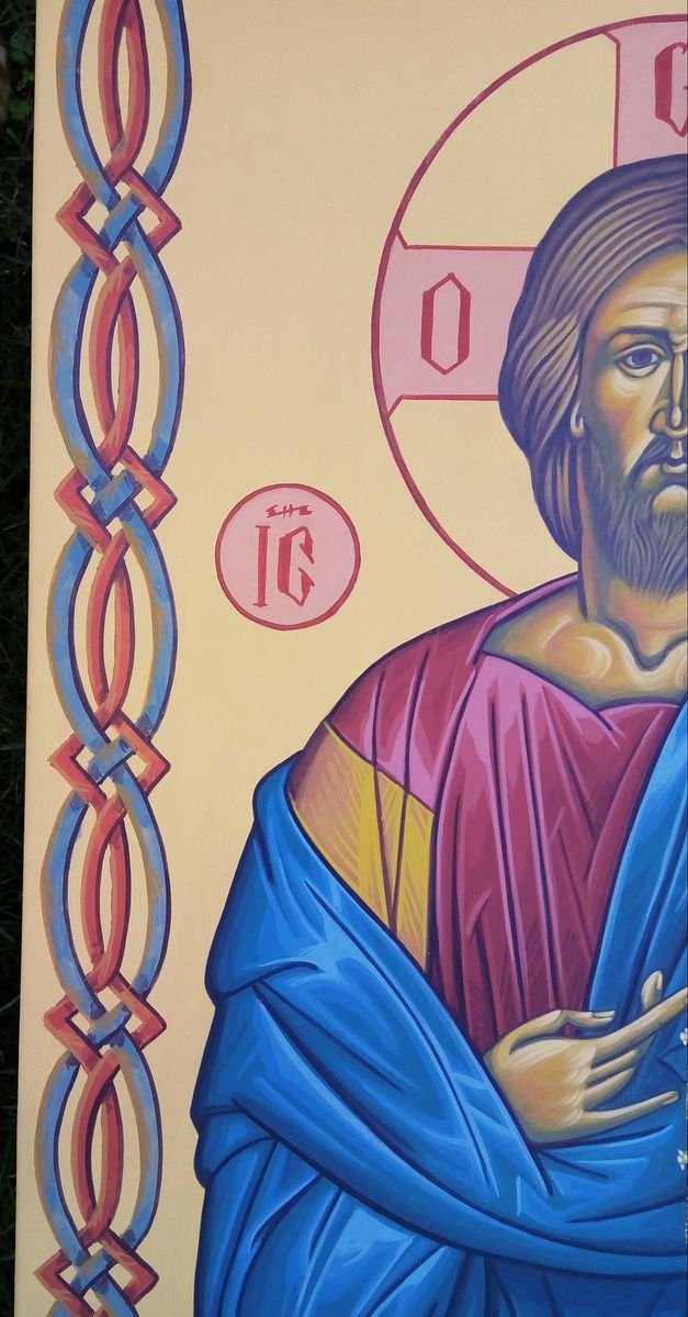 Ikona` Gospog Isus Hristos`, Slika Djukic Borisav