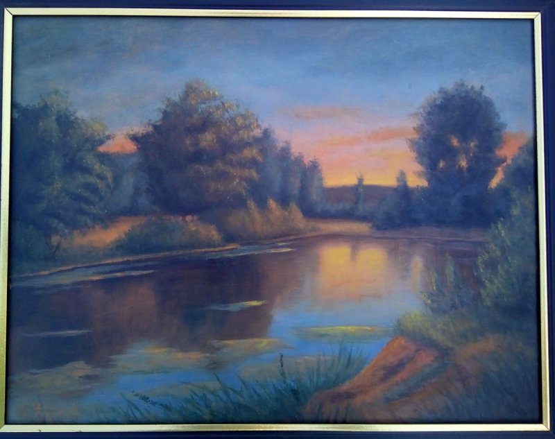 Sunset, Painting Djukic Borisav