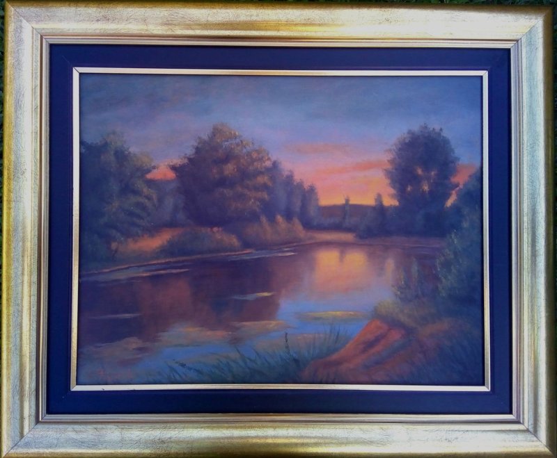 Sunset, Painting Djukic Borisav