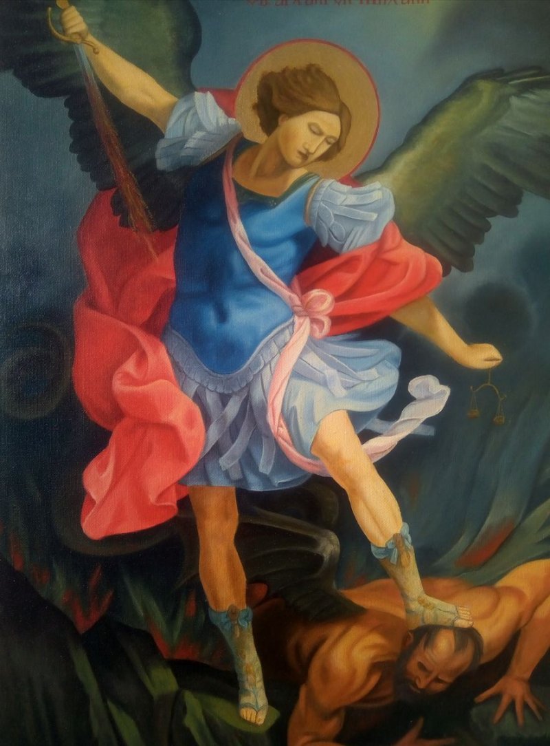 Icon St. A. Mihail, Painting Djukic Borisav