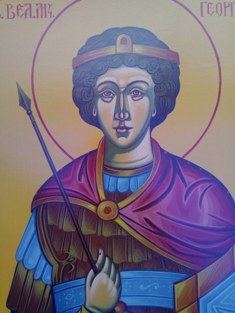 Icon St. George, Painting Djukic Borisav