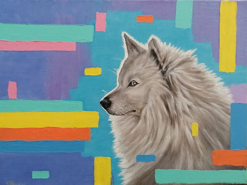 Portret ljubimca, Painting Kondic Marija