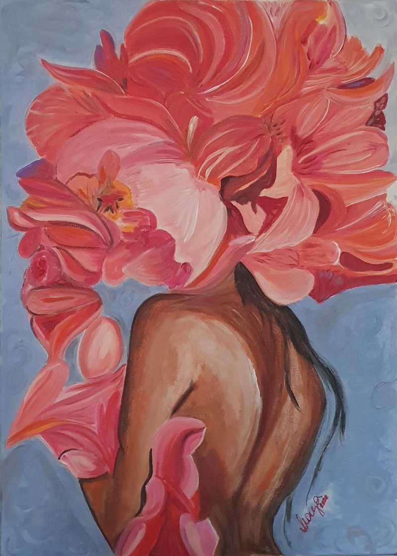 The Flower Thoughts, Painting Vujovic Aleksandra